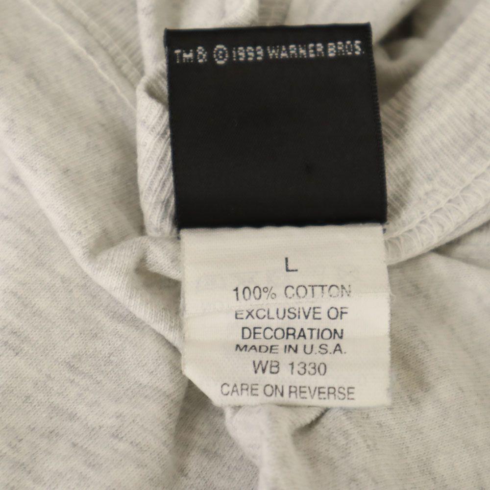 Warner Bros 90s Made In USA Old Looney Tunes Print Short Sleeve T-shirt L Men's Used