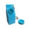 2 Pcs Cartoon Mini Milk Pill Container Cute Keychain Backpack Ornament  Storage Box