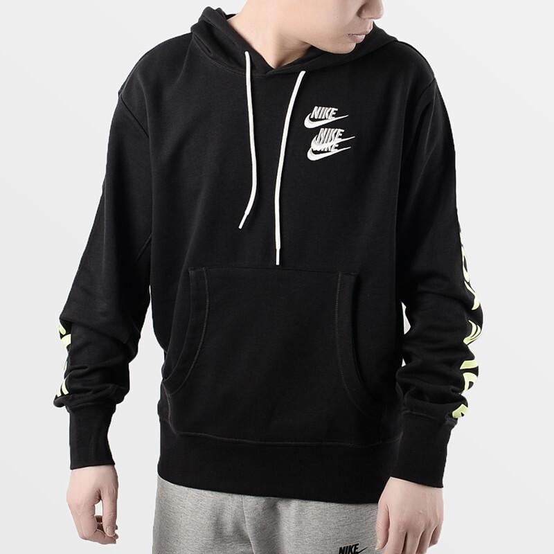 Nike Graffiti Print Hoodie Pullover Black DA0932-010