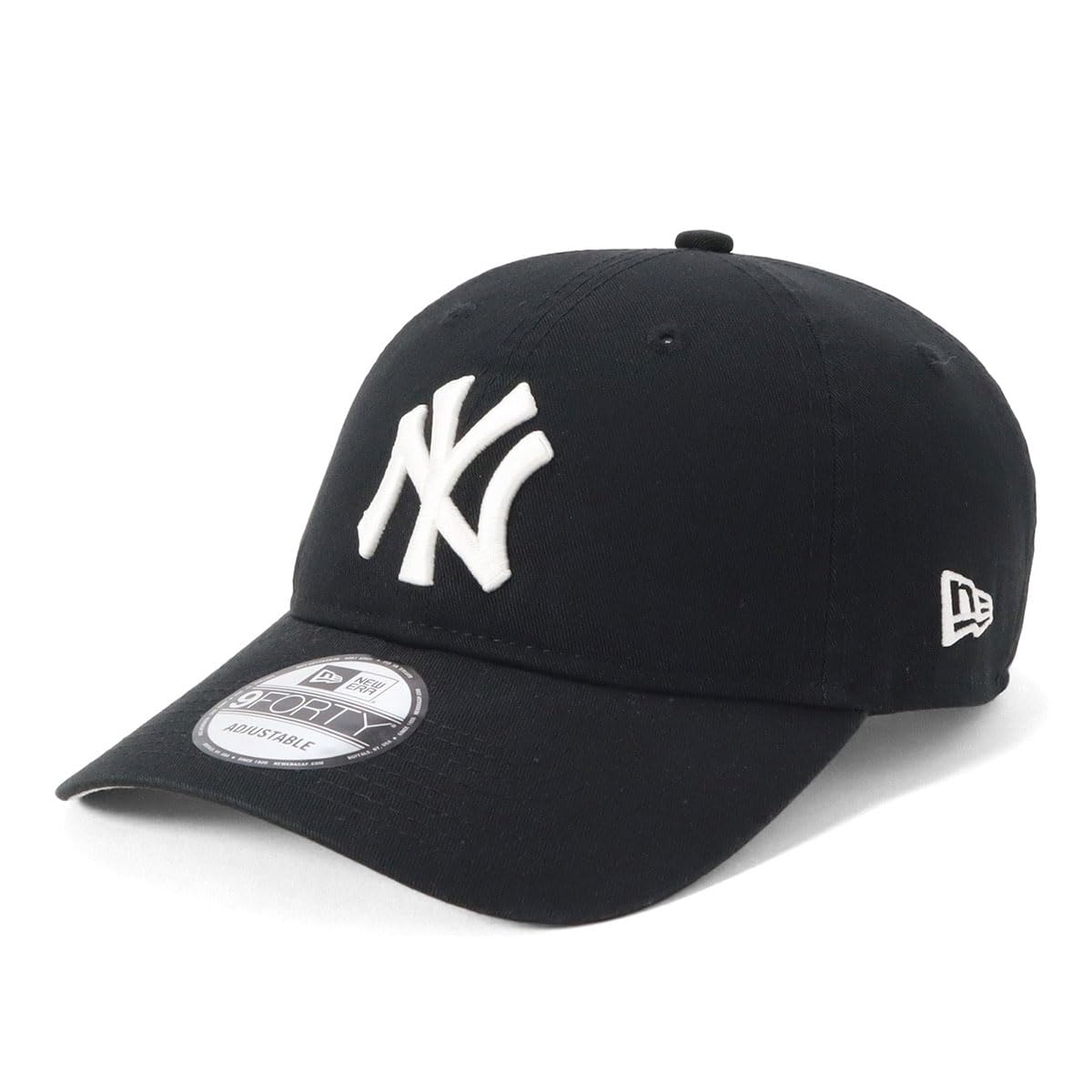 New Era 9FORTY Unstructured Cap MLB New York Yankees NY Black Free Size 940CS UNSTRUCTURED NEYYAN BLK Adjustable Baseball Cap Unisex