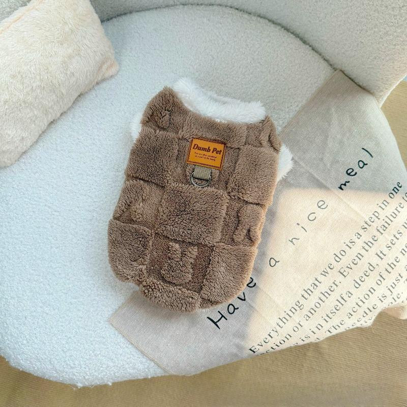 Dog and Cat Clothing - Autumn/Winter Style - Thick and Warm Fleece-lined Pullover - Pet Clothing - Small To Medium-sized Dogs