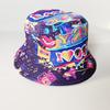 Nuovi Cappelli a Secchiello alla Moda con Graffiti Protezione Solare Stampa Lettere Moda Cappello da Pescatore Primavera/Estate Unisex Ombreggiatura Esterna Cappello da Pesca