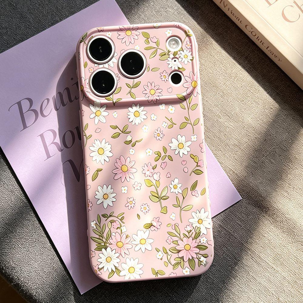 Daisy Floral Print Drop-Proof Case for iPhone 17/17 Pro Max
