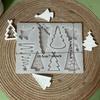 Silicone Christmas Tree Casting Mold 8-Grid Heat Resistant Ornament Crafts Mould Tree Wax Plaster Casting Mold For Festival