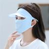 Outdoor Face Shield Ice Silk Driving Face Mask Womne Sun Hats Face Gini Mask Summer Sunscreen Mask