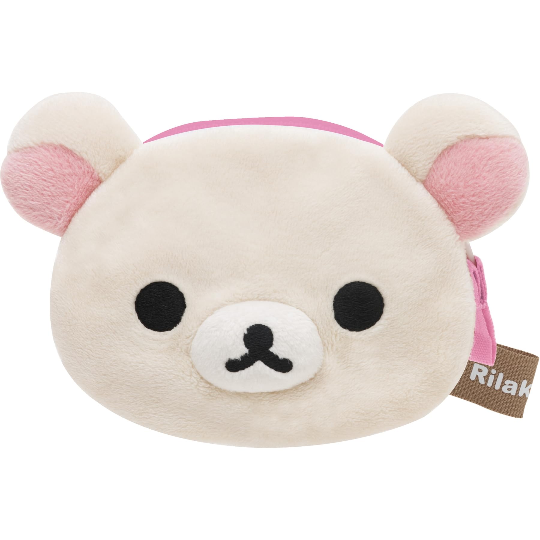 

San-X Rilakkuma Plush Coin Purse - Korilakkuma CK69302, Small Cute Soft Case