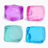 1Pc Maltose Ice Cube Squishy Toy – Clear Transparent Stress Ball, High Gloss Slow Rise Fidget, Decompression Gift