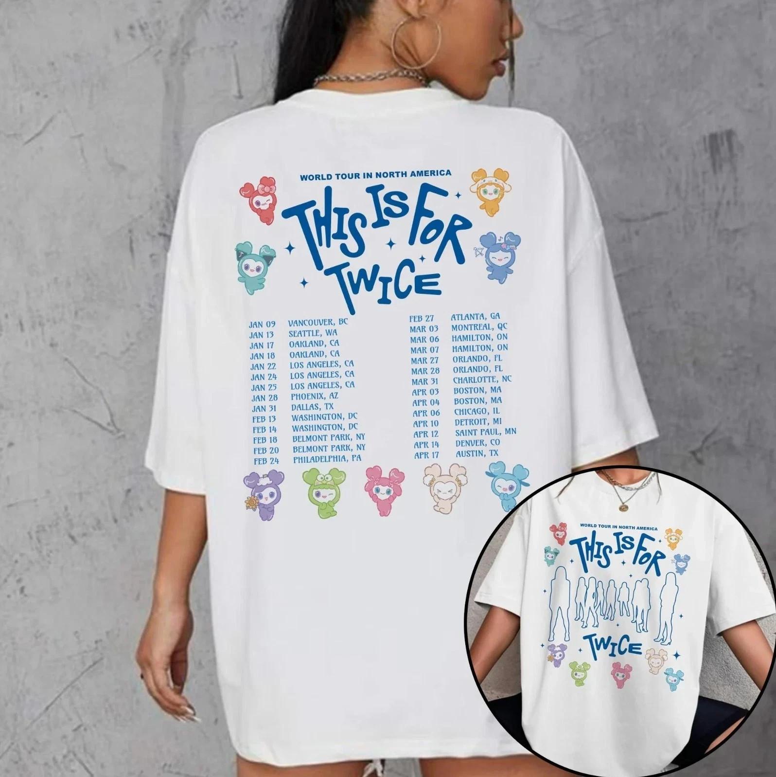 Twice This is for World Tour in US 2026 T-shirt XL