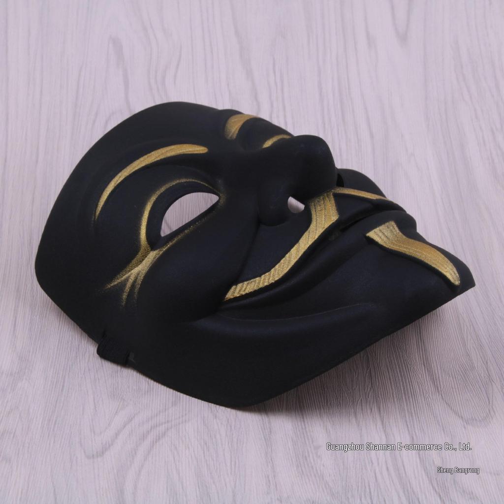 Halloween V Mask Masquerade Full Face Hacker Street Dance Mask for Men