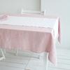100%Linen Tablecloth, Natural Durable Material Rectangle Dust-Proof Table Cover,for Kitchen Dinning Party Tea Table  Decoration
