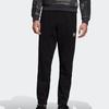 Adidas Originals Trefoil Casual Mid-Waist Drawstring Tapered Knit Joggers Men Bottoms Black FL0002