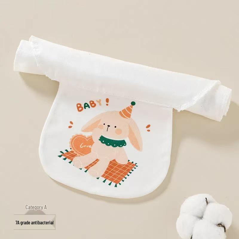 6-Layer Pure Cotton Sweat-Absorbent Towel for Children - Summer Kindergarten Gauze Anti-Sweat Back Pad