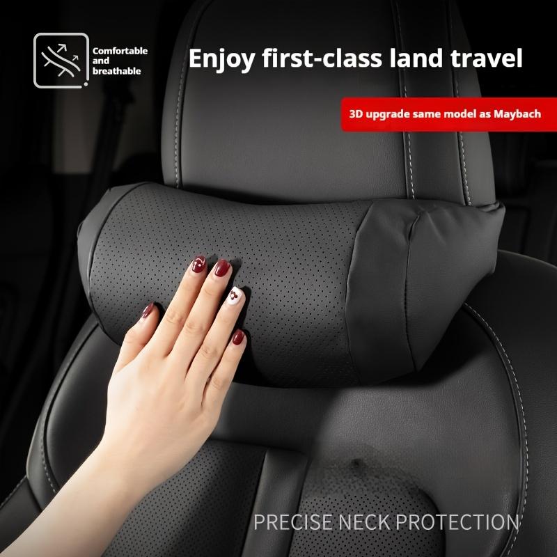1 szt. Luksusowa poduszka pod zagłówek samochodowy - Ultra miękka, oddychająca konstrukcja z redukcją nacisku, podparciem szyi i wyprofilowana ergonomicznie, pasuje do większości pojazdów