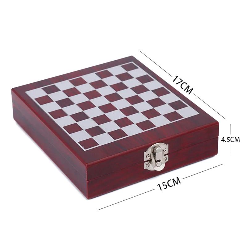 Set Of Wine Opener With Chessboard, 4-Piece Wine Accessories Set, Suitable For Entertainment, Wine Lovers, Hosts And As Gifts