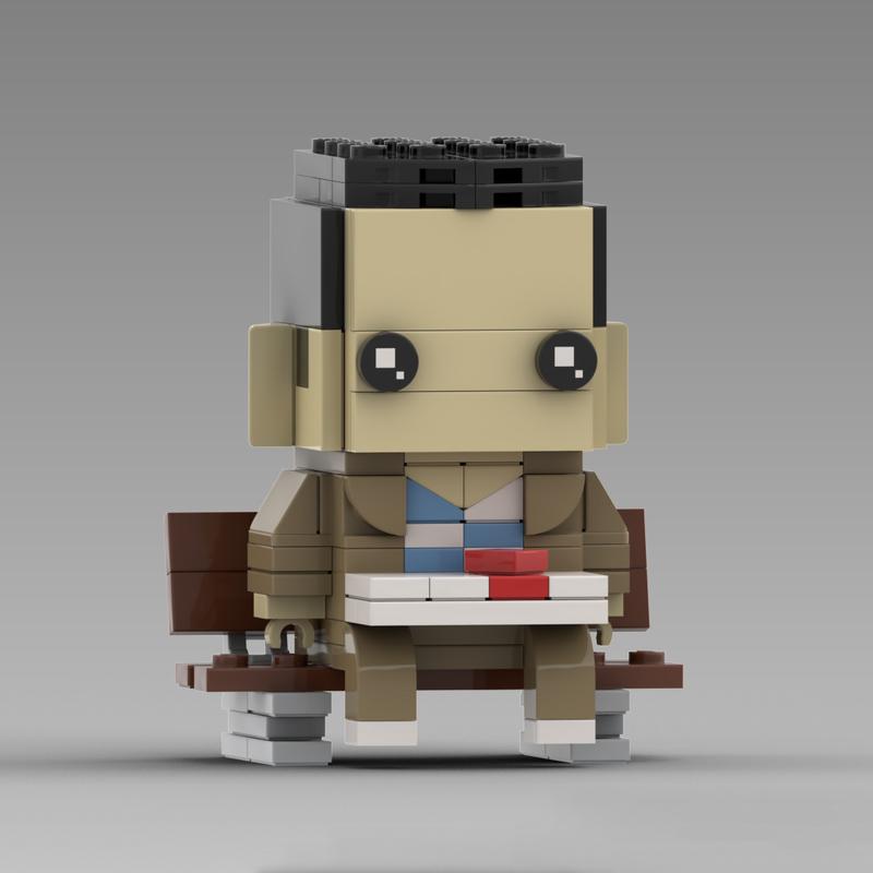 MOC Classic Movie Action Figures Building Block Set Motivational Men Gump Brickheadz Model DIY Kids Assembly Toys Birthday Gift