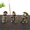 Roman Soldier Metal Model Metallic Army Figurine Perfect Gift for Boys and Girls Suitable for Desktop Display