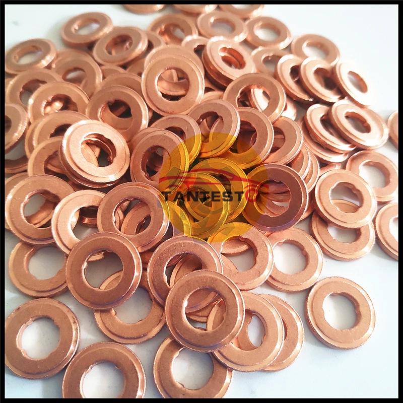 7x15mm/9x18mm Diesel Common Rail Injector Nozzle Copper Washer Seal O Ring Pad Gasket Pump Repair Tool