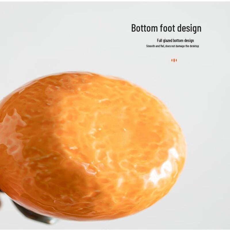 Shangqi Creative Ceramic Orange Tea Storage Jars (Set of 4)