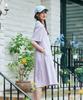 Metapeo Met Lovely Summer Collared Dress Lavender