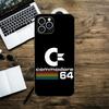 Commodore 64  Phone Case For iPhone 15,14,13,12,11,XS,XR,X,8,7,Pro,Max,Plus,mini Silicone Black Cover