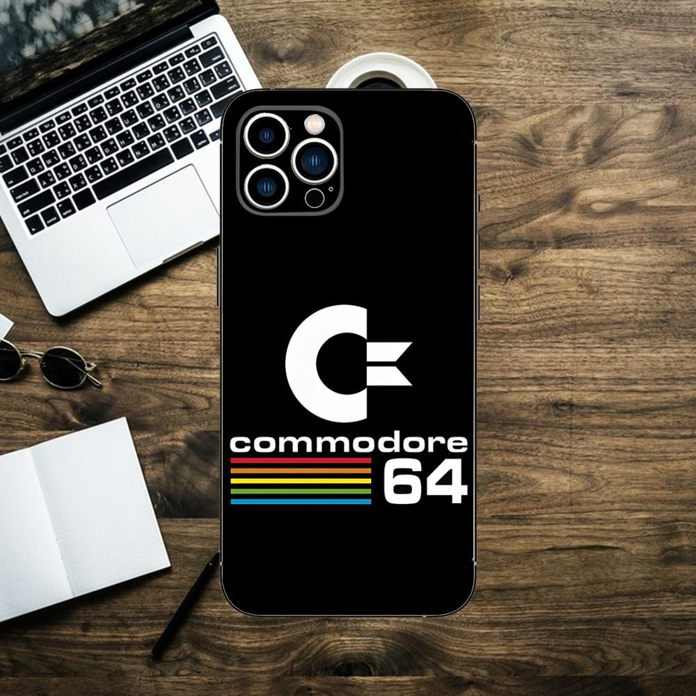 Commodore 64 Phone Case For iPhone 15,14,13,12,11,XS,XR,X,8,7,Pro,Max,Plus,mini Silicone Black Cover