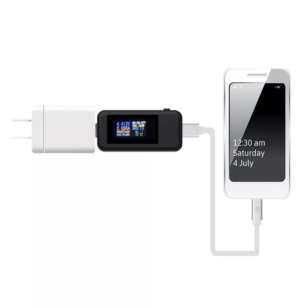 Usb In Tester 1 10 Dc Digital Voltmeter Amperimetro Current Voltage Meter Amp Volt Ammeter Detector Power Bank Charger Indicator