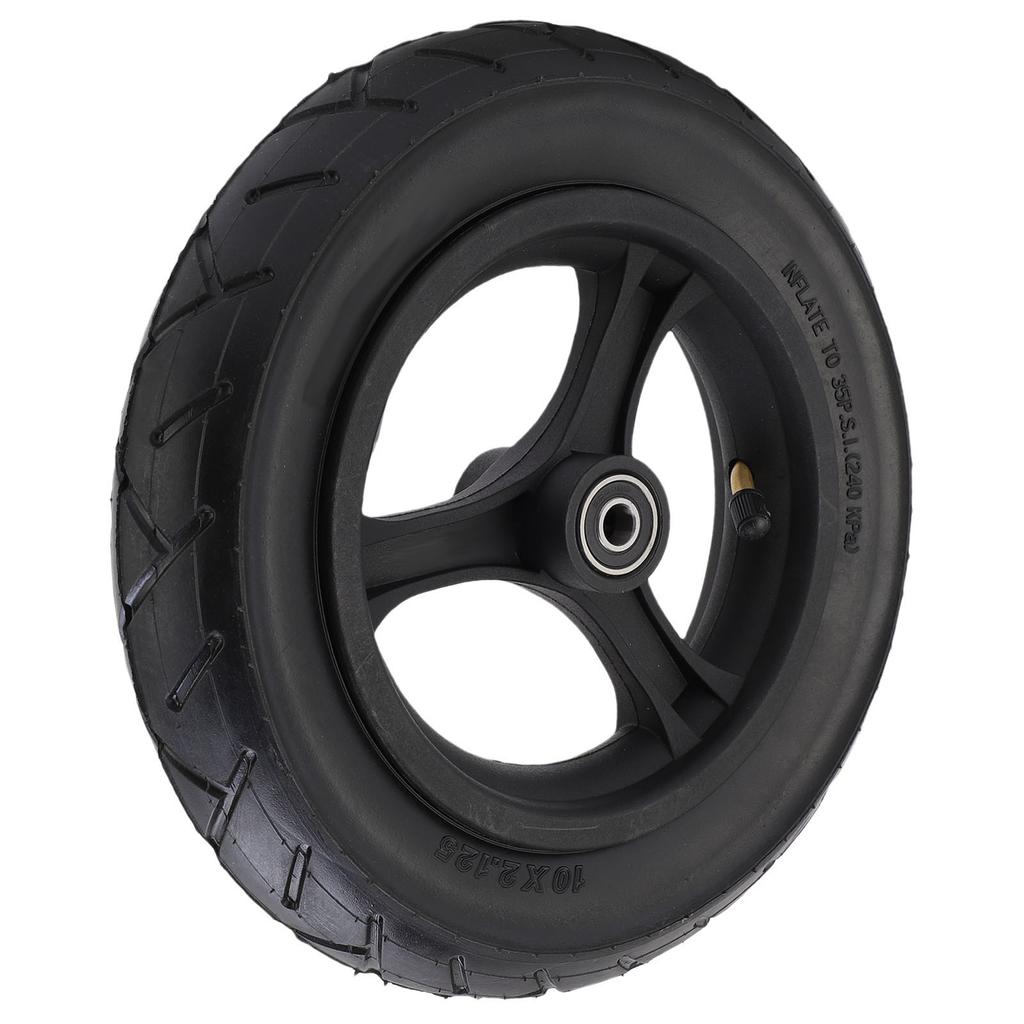 10 Inch Scooter Rear Wheel Rubber Electric Scooter Auxiliary Wheel Rear Tire for Replacement