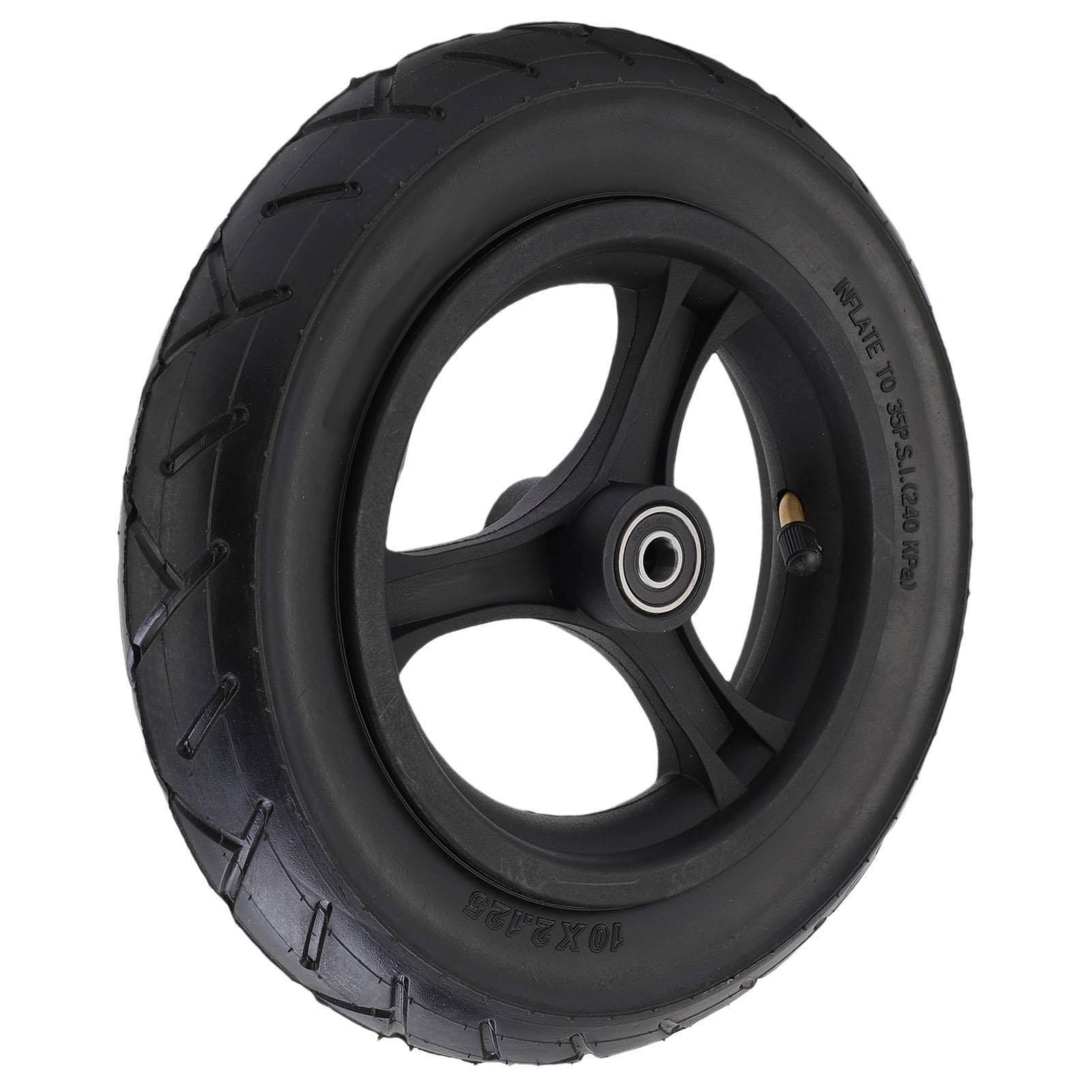 10-дюймовое заднее колесо для самоката, резиновое, вспомогательное колесо для электросамоката, задняя шина для замены