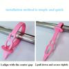 10pcs Windproof Clothes Hanger Clips - Non-Slip, Thick Plastic Hooks for Secure Drying,Laundry Clips, Suitable for Laundry Room