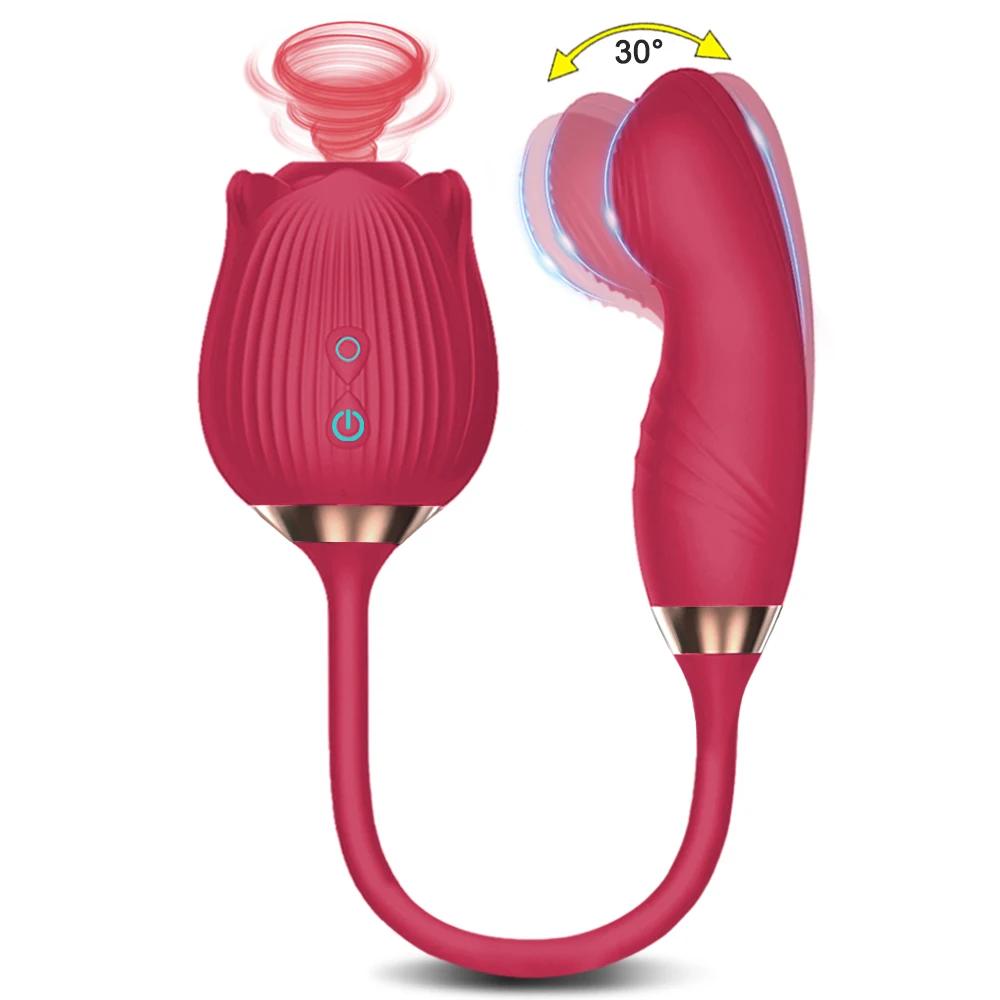 Clitoris Sucker Vibrator For Women Nipples Clit Stimulator Finger Wiggle G-Spot Vibrator Female Masturbator Sex Toy For Women 18