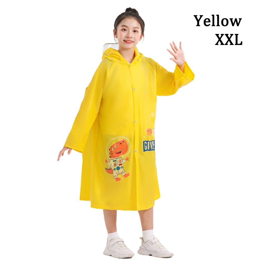 Long Style Rain Coat Cartoon One-Piece Raincoat High Quality Kids Raincoat  Boys And Girls