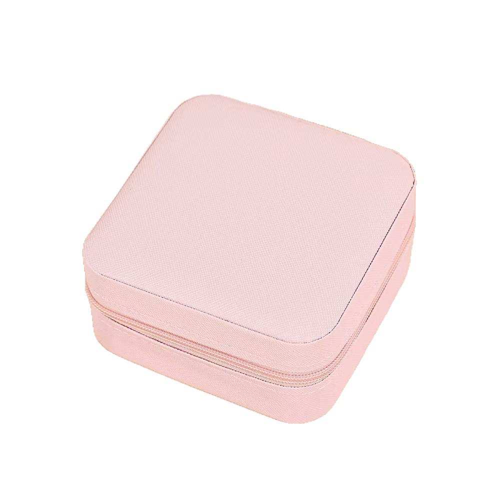 Macaron Jewelry Travel Box: Portable Storage for Earrings, Necklaces, and Rings