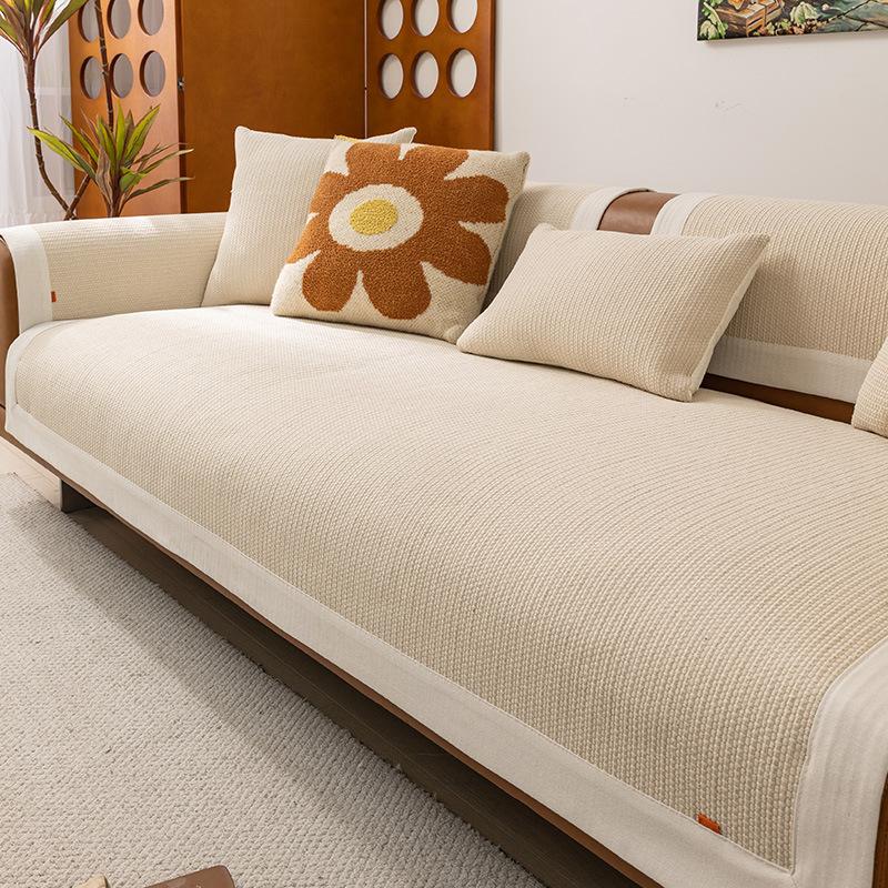 

Cotton And Linen Sofa Cushions Are Universal In All Seasons, High-End Linen Seat Cushions, Old Coarse Cloth Sofa Covers, Cover Cloth Seat Cushions 70*70cm