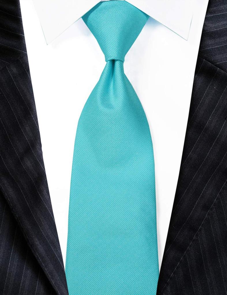[Towergem] Extra Long Set of 2 Men's Jacquard Woven Ties XL 160cm