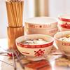 Japanese anime Lamian Noodles bowl Ceramic instant noodle bowl Lamian Noodles Tableware Special for nostalgic Lamian Noodles