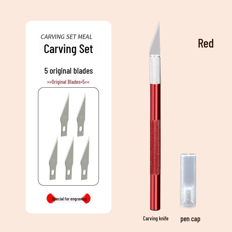 Aluminum Alloy Carving Knife Set for Model Making & Mobile Film