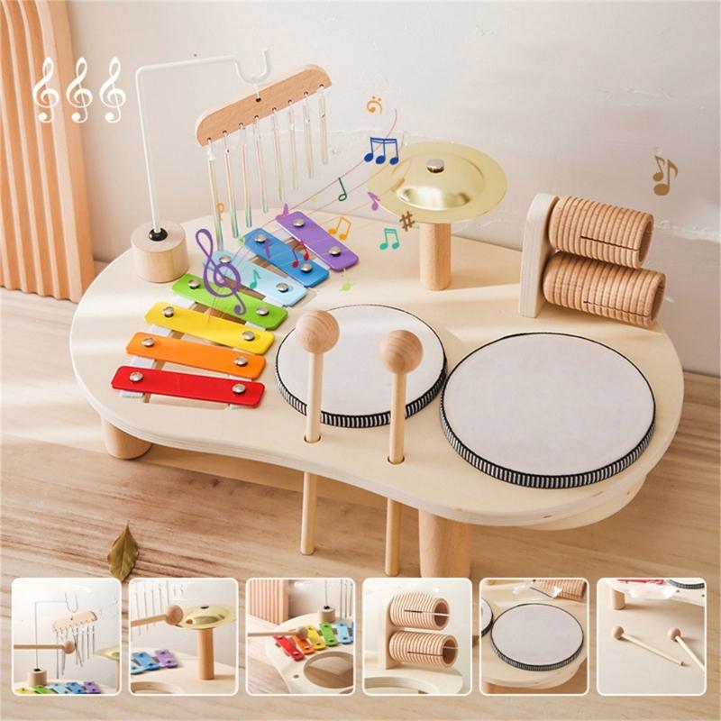 Musical Toys Wooden Xylophone Percussion Instrument Orff Percussion Wood Toy