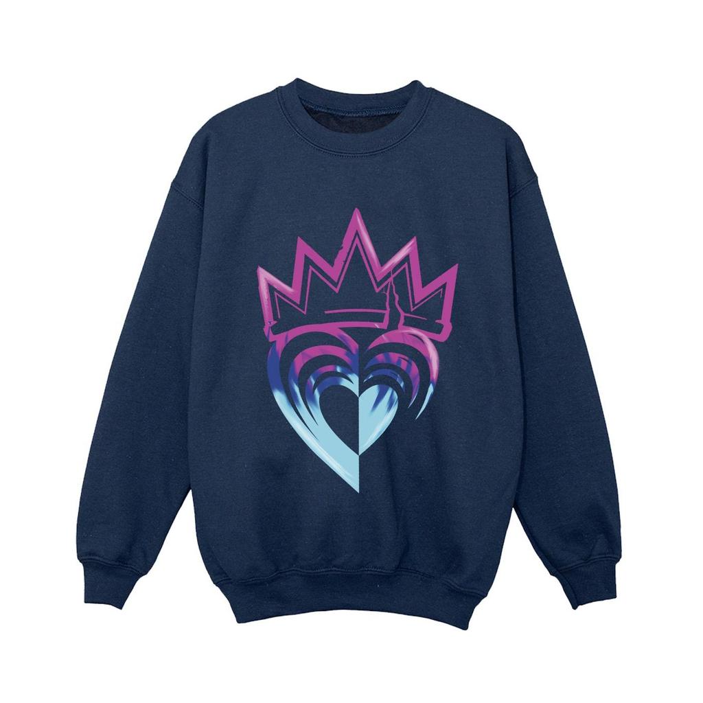 Disney Boys Descendants Pink Crown Sweatshirt