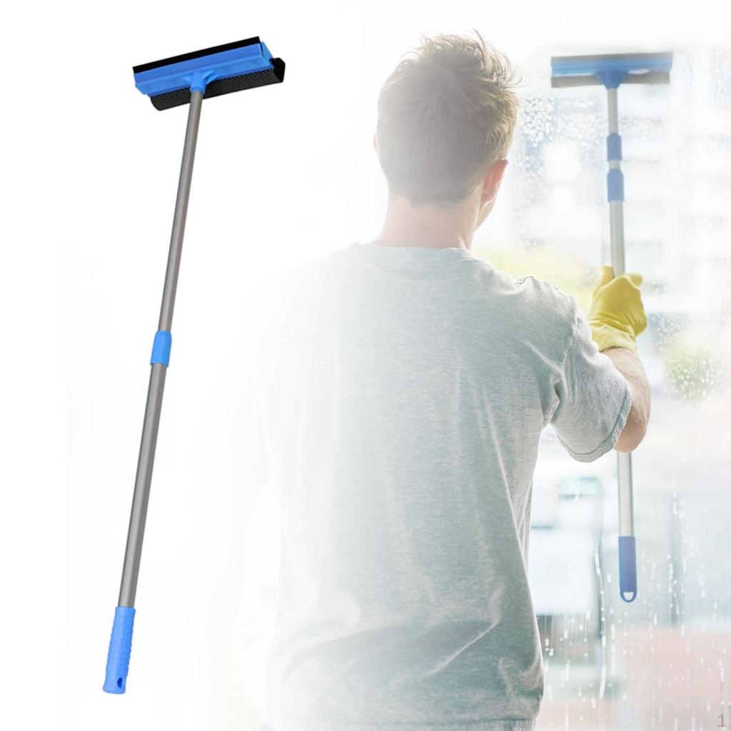 Function Window Cleaner with Squeegee And Brush for Glass Tiles