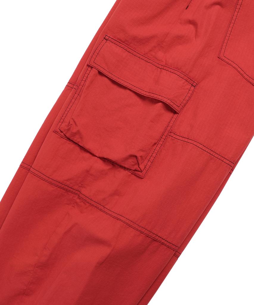 Iseuteuseobiseusyab Ballon Dyed Cargo Pants - Red