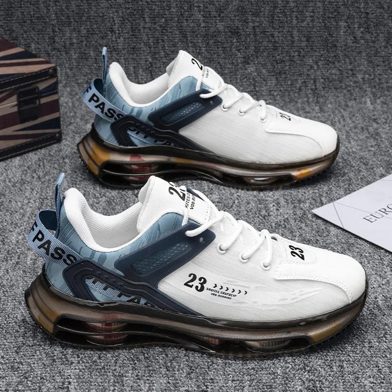 High top men's shoes youth student running shoes spring and autumn casual comfortable and breathable men's sports shoes sneakers