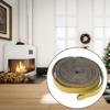 3mmx15mm Flat Stoves Rope Self-Adhesive Fiberglass Fireplace Door Sealing Cord Black Seal Stove Fire Rope 2m Length