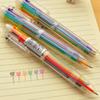 Ballpoint Pen Multicolor 6 In 1 Colorful Spring Retractable Design 0.5mm Ballpoint Pen Gift Scrapbooks Tool Birthday