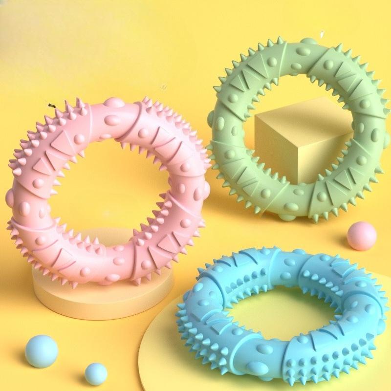 Haustierspielzeug, Hundespielzeug, Igel, Beißringe, Zähneknabbern, Beißgummi-Sticks, Selbstverwöhnungs-TPR-Set