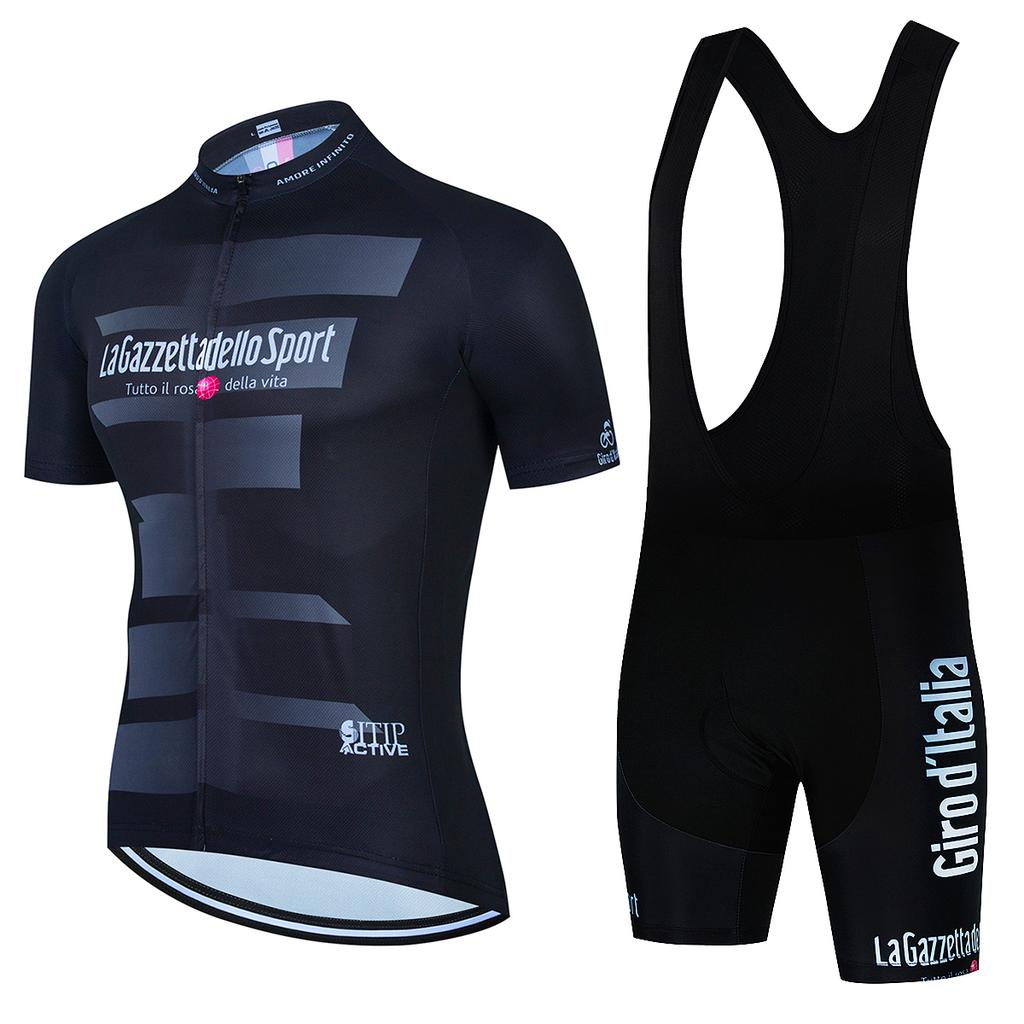 2026 Tour De Giro D'ITALIA Cyklistický dres Set Pánský Krátký rukáv Horská uniforma Ropa Ciclismo Cyklistický dres Cyklistické oblečení Oblek