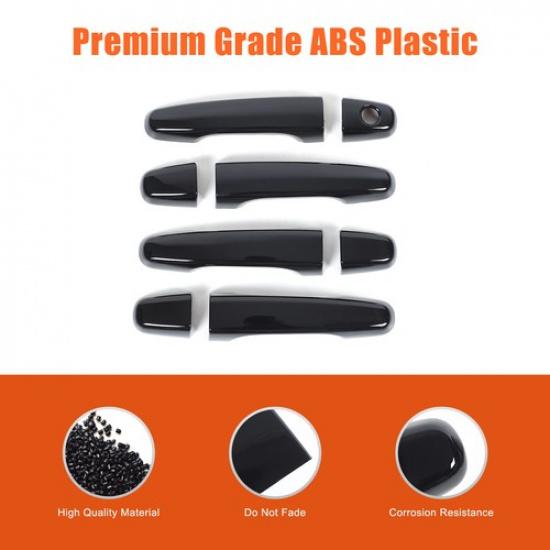 Glossy BlackExterior Outside Door Handle Cover For Pontiac G8 2008-09