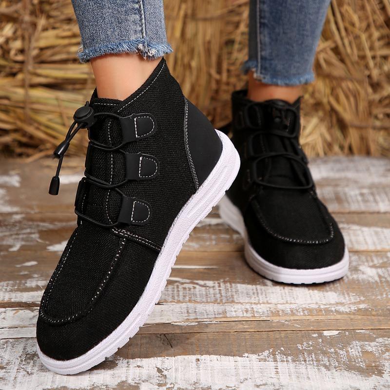Short Snow Boots Women 2025 Winter New High-top Big Yards Overfoot Martin Boots