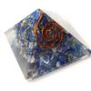 [GOLD STONE] Natural Stone Orgonite Pyramid Spiritual Goods, Approximately 30mm Wide, Lapis Lazuli