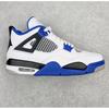Men Women Basketball Shoes Mid-Top Sneakers With Air Cushion Support Red Blue Split Color Black Cement Paris Style