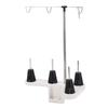 4 Spools Thread Holder Plastic and Stainless Steel Multipurpose Spool Stand for Household Sewing Mac